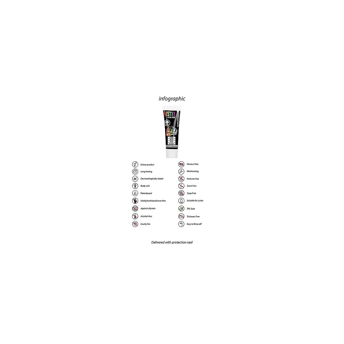 Lubrificante intimo Extra Thick Lubricant Rainbow 25 ml