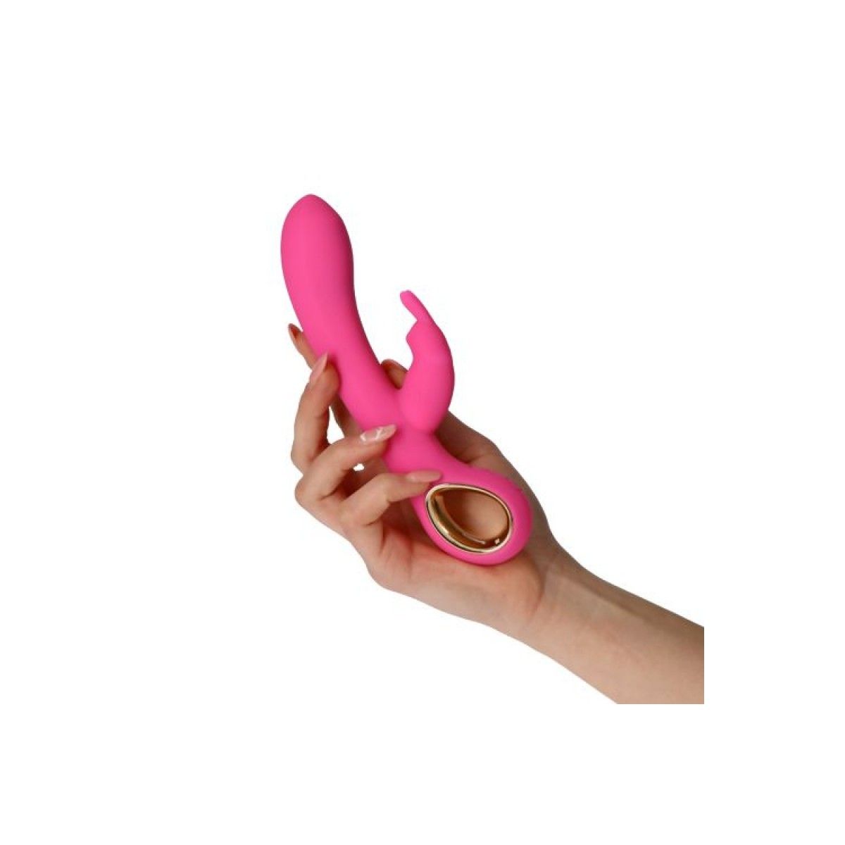 Vibratore rabbit riscaldabile rosa