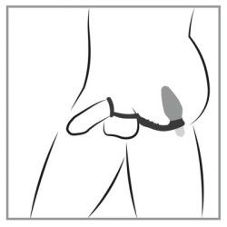 Vibratore prostatico ro-zen nero Vibratore prostatico ro-zen nero