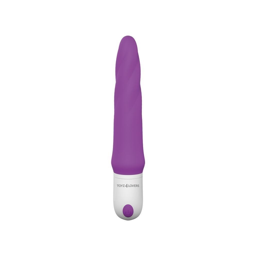 Vibratore in silicone realistico vaginale anale dildo fallo vibrante in silicone unicorn vibe purple