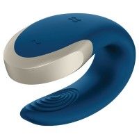 Vibratore di coppia Double Love Blu