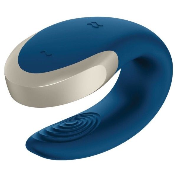 Vibratore di coppia Double Love Blu