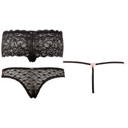 Slip perizoma tanga sexy in pizzo nero 3pz Slip perizoma tanga sexy in pizzo nero 3pz