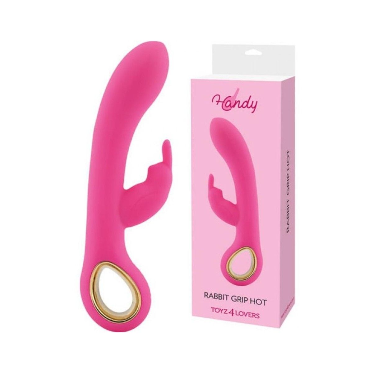 Vibratore rabbit riscaldabile rosa