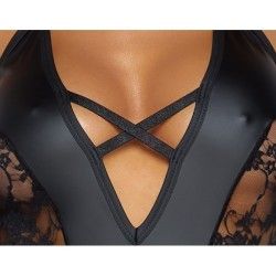 Body donna con pizzo trasparente Cottelli Body donna con pizzo trasparente Cottelli