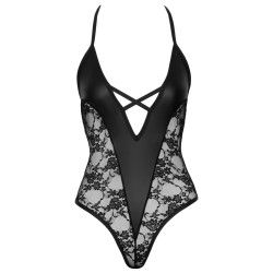Body donna con pizzo trasparente Cottelli Body donna con pizzo trasparente Cottelli