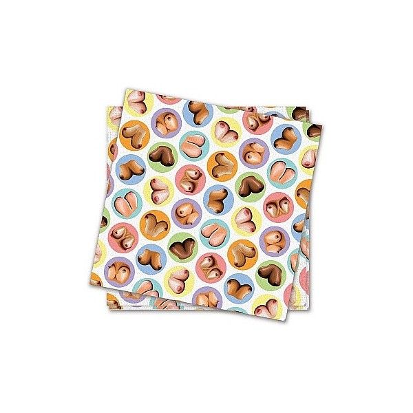 Tovaglioli con tette Dirty Boob Napkins