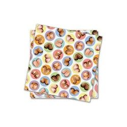 Tovaglioli con tette Dirty Boob Napkins Tovaglioli con tette Dirty Boob Napkins