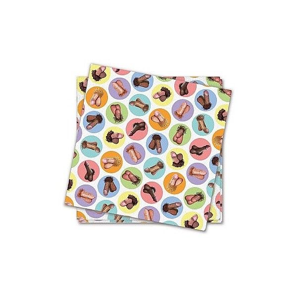 Tovaglioli con peni Dirty Penis Napkins