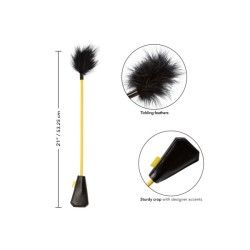 Frustino bdsm doppio Crop Boundless 53 cm Frustino bdsm doppio Crop Boundless 53 cm