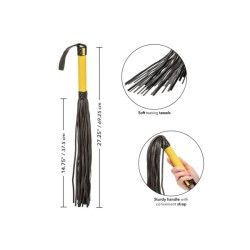 Frusta flogger Boundless 69 cm nera gialla Frusta flogger Boundless 69 cm nera gialla