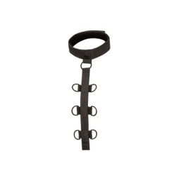 Set Costrittivo collare e manette Nylon nero Set Costrittivo collare e manette Nylon nero