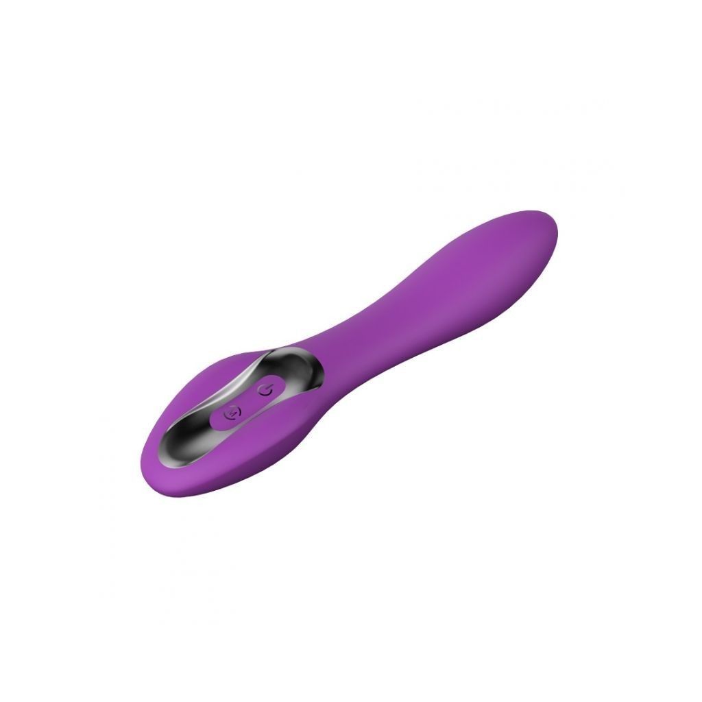 Vibratore vaginale fallo vibrante dildo in silicone stimolatore sex toys elys concave purple