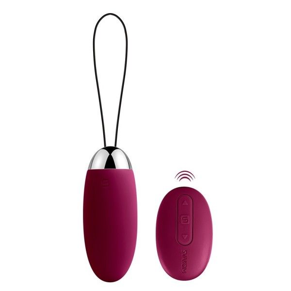 Ovetto vibrante Elva con telecomando viola