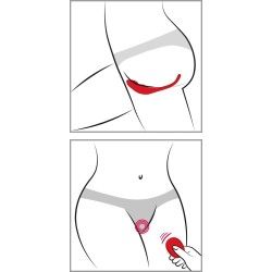 Stimolatore vaginale per slip telecomandato Stimolatore vaginale per slip telecomandato