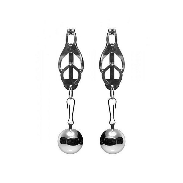 Pinze capezzoli con pesi sfera Master Series