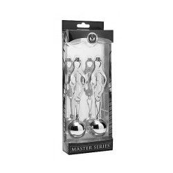 Pinze capezzoli con pesi sfera Master Series Pinze capezzoli con pesi sfera Master Series