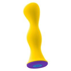 Vibratore anale design 12,6 cm giallo Vibratore anale design 12,6 cm giallo