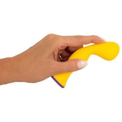 Vibratore anale design 12,6 cm giallo Vibratore anale design 12,6 cm giallo