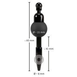 Plug pene dilatatore uretra vibrante 8,5 cm Plug pene dilatatore uretra vibrante 8,5 cm