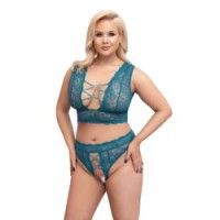 Completo intimo bralette perizoma pizzo