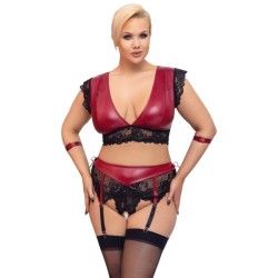 Set Bondage Bralette Curvy Cottelli Set Bondage Bralette Curvy Cottelli