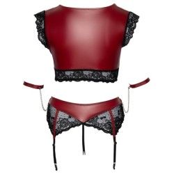 Set Bondage Bralette Curvy Cottelli Set Bondage Bralette Curvy Cottelli