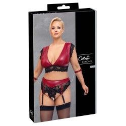 Set Bondage Bralette Curvy Cottelli Set Bondage Bralette Curvy Cottelli