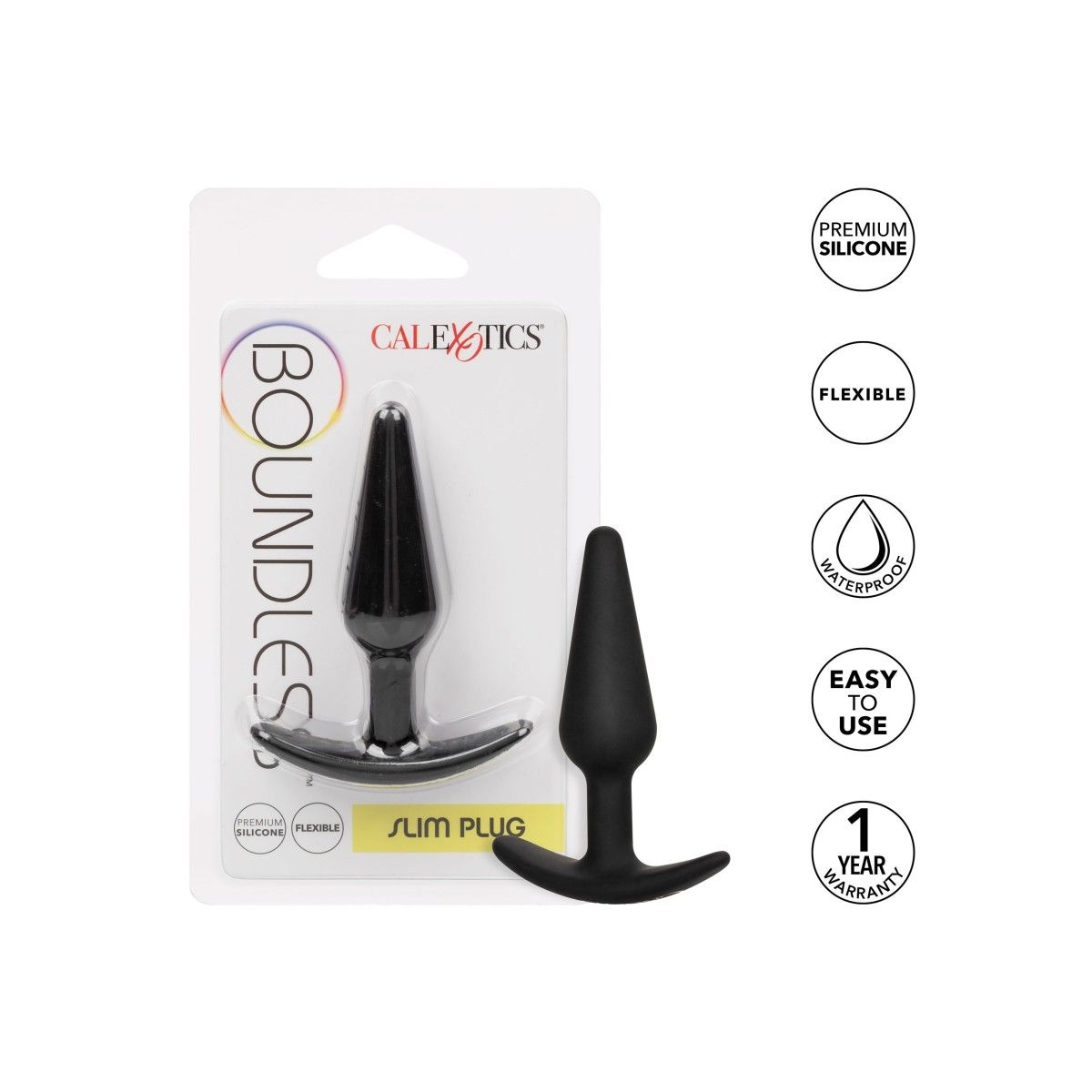 Plug anale in silicone Boundless Slim Plug