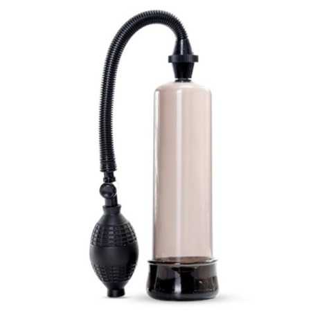Pompa per pene grigio fumo 19 cm