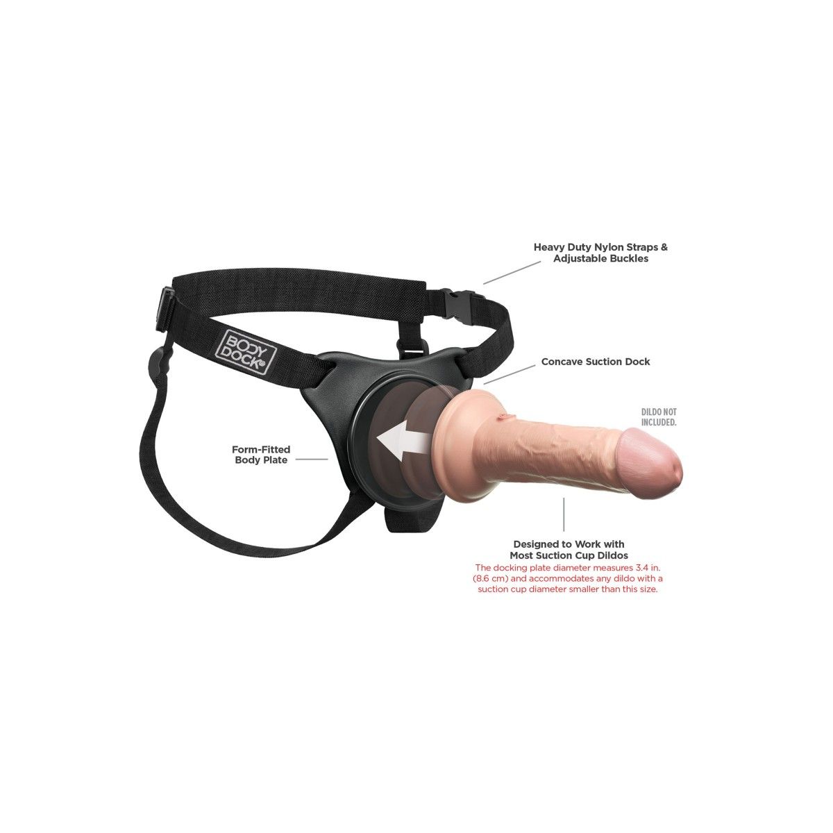 Cintura strap on Body Dock Original Harness