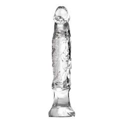 Fallo realistico e ventosa 16 cm trasparente Fallo realistico e ventosa 16 cm trasparente