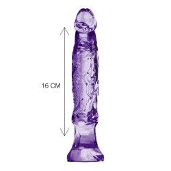 Fallo realistico con ventosa 16 cm viola Fallo realistico con ventosa 16 cm viola
