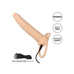 Dildo realistico vibrante indossabile chiaro Dildo realistico vibrante indossabile chiaro