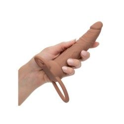 Dildo realistico vibrante indossabile mulatto Dildo realistico vibrante indossabile mulatto