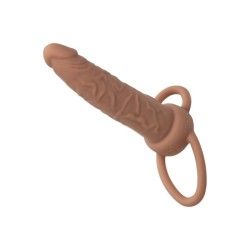 Dildo realistico vibrante indossabile mulatto Dildo realistico vibrante indossabile mulatto