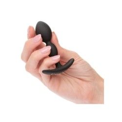 Plug anale a sfere Boundless nero 8 cm Plug anale a sfere Boundless nero 8 cm
