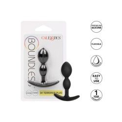 Plug anale a sfere Boundless nero 8 cm Plug anale a sfere Boundless nero 8 cm