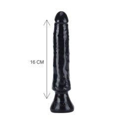 Dildo realistico ventosa Starter 16 cm nero Dildo realistico ventosa Starter 16 cm nero