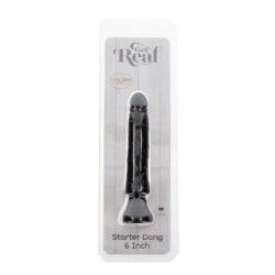 Dildo realistico ventosa Starter 16 cm nero Dildo realistico ventosa Starter 16 cm nero