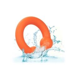 Anello fallico Alpha Dual Ball arancione Anello fallico Alpha Dual Ball arancione