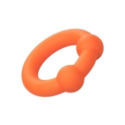 Anello fallico Alpha Dual Ball arancione Anello fallico Alpha Dual Ball arancione