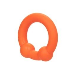 Anello fallico Alpha Dual Ball arancione Anello fallico Alpha Dual Ball arancione