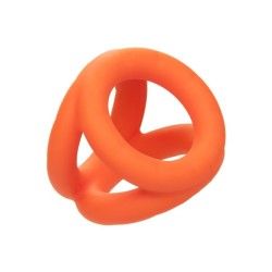 Anello per pene Alpha Tri-Ring arancione Anello per pene Alpha Tri-Ring arancione