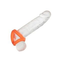 Anello per pene Alpha Tri-Ring arancione Anello per pene Alpha Tri-Ring arancione