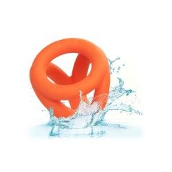 Anello per pene Alpha Tri-Ring arancione Anello per pene Alpha Tri-Ring arancione