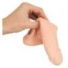 Guaina fallica indossabile con anello 21 cm Guaina fallica indossabile con anello 21 cm