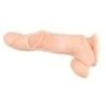 Guaina fallica indossabile con anello 21 cm Guaina fallica indossabile con anello 21 cm