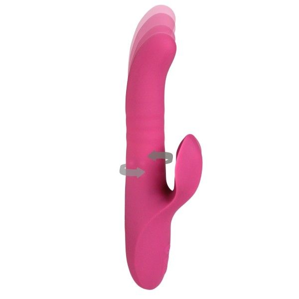 Vibratore rabbit rotante Venus Thrusting