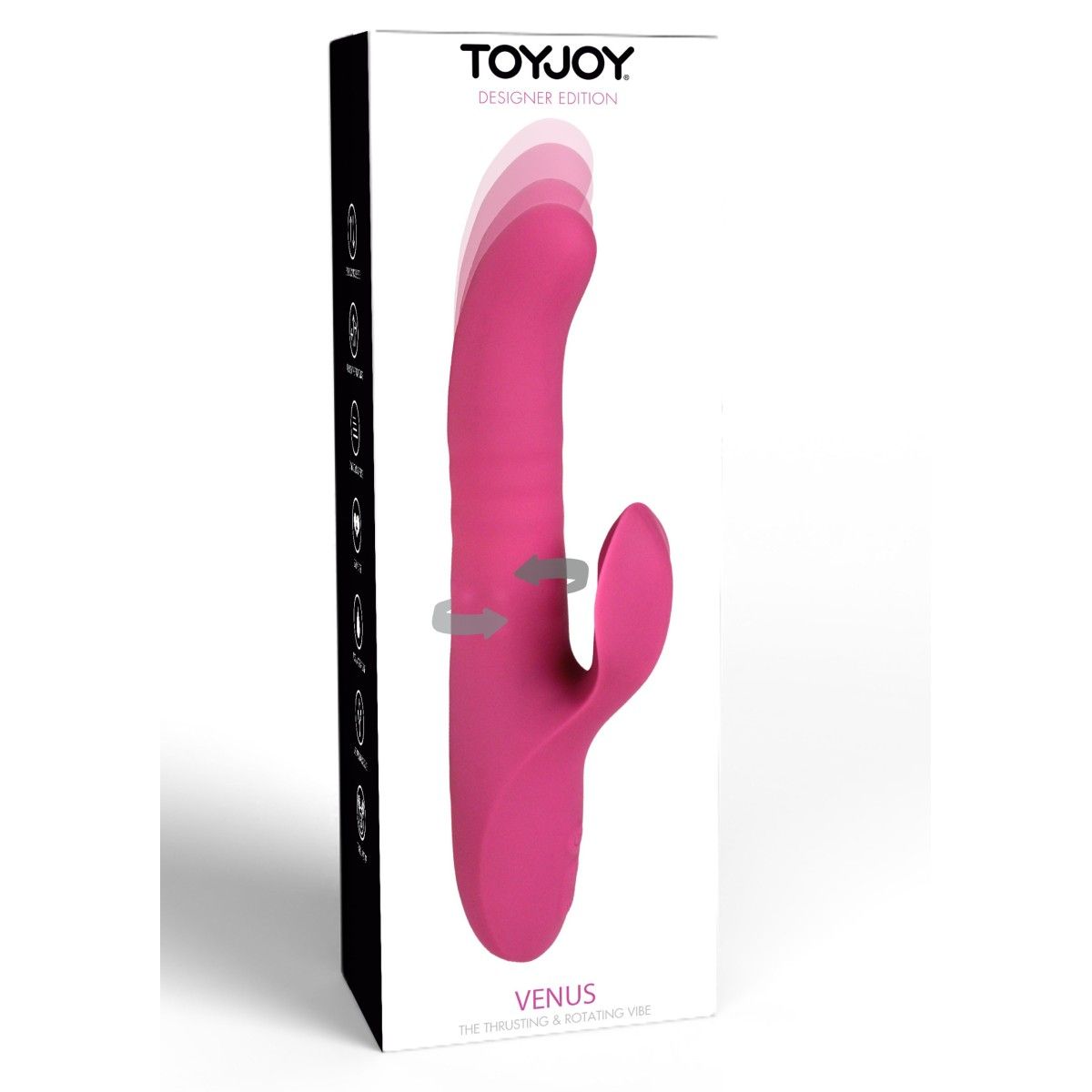 Vibratore rabbit rotante Venus Thrusting-Rotating Vibe